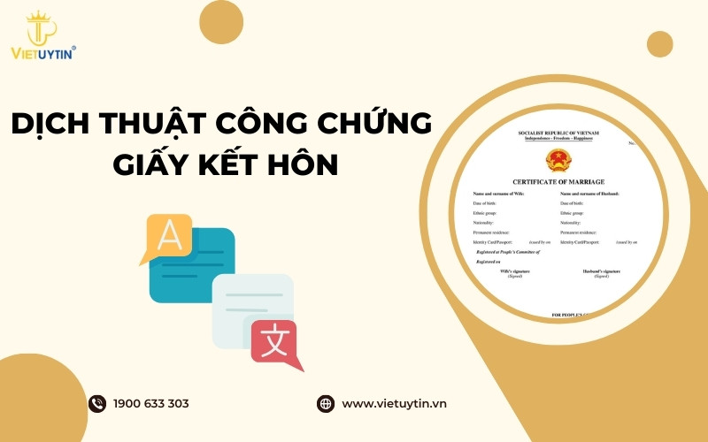 dịch thuật công chứng giấy kết hôn