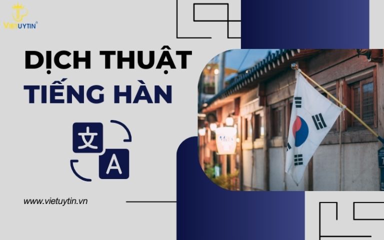 Dịch thuật tiếng Hàn