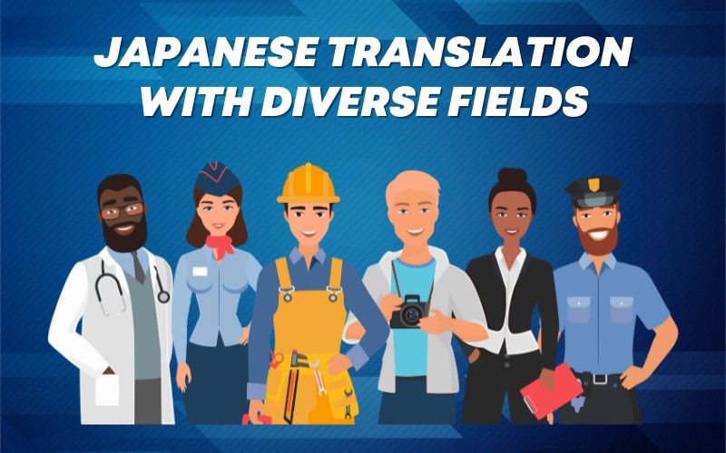 Japanese translation with diverse fields