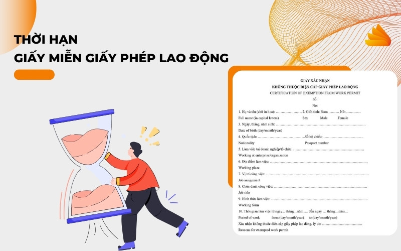 Thời hạn của giấy miễn giấy phép lao động