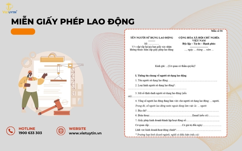 Miễn giấy phép lao động