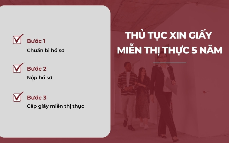 Thủ tục xin giấy miễn thị thực 5 năm