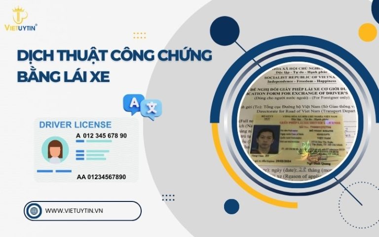 Dịch thuật công chứng bằng lái xe