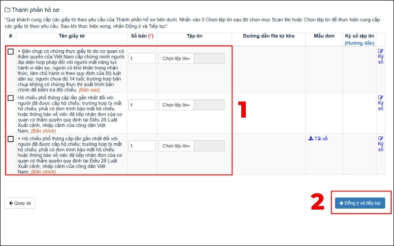 Hoàn tất thủ tục xin cấp lại hộ chiếu hết hạn online