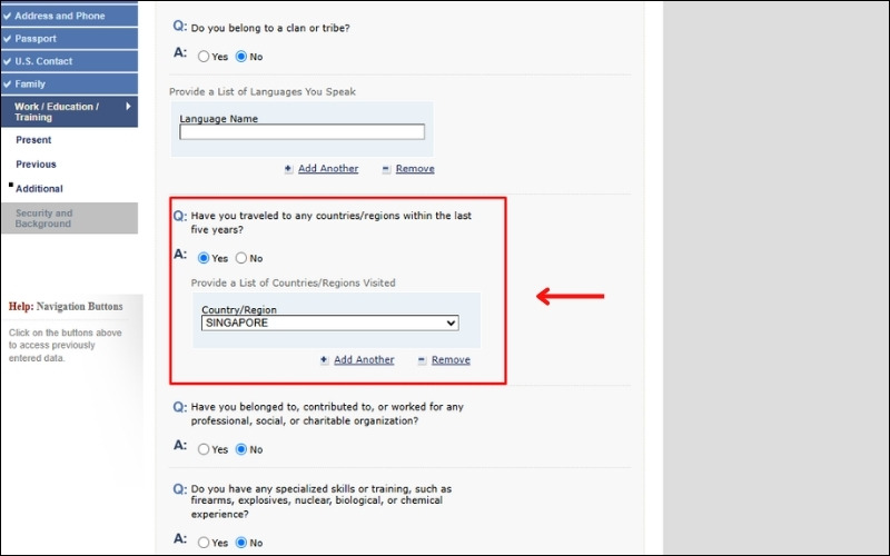 hướng dẫn điền form ds 160