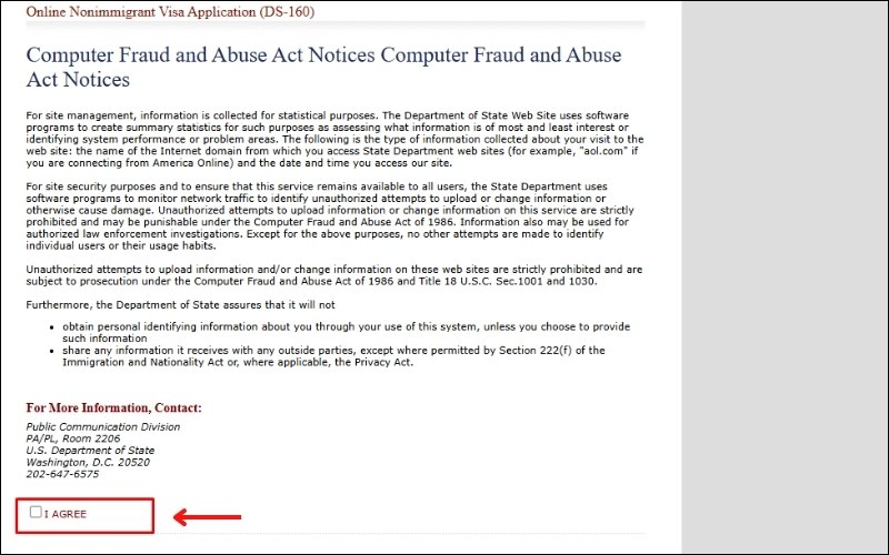 điền mẫu đơn xin visa Mỹ DS-160