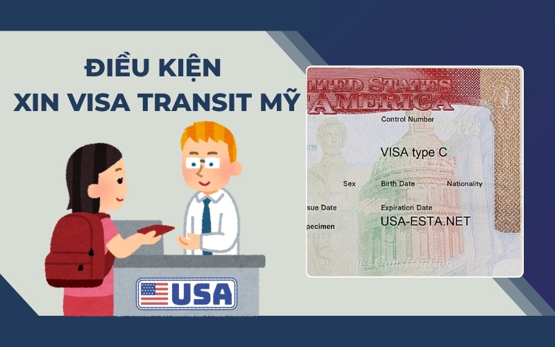 Điều kiện xin visa transit Mỹ
