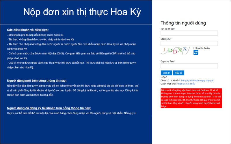 Thanh toán lệ xin visa transit Mỹ