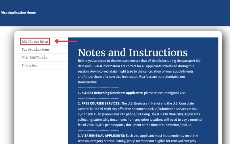 Tạo hồ sơ visa du lịch Mỹ