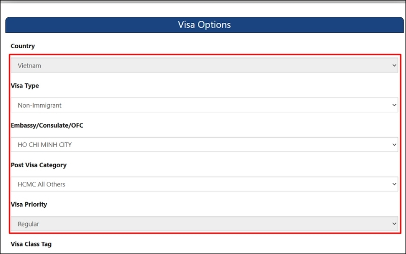 Chọn loại thị thực visa du lịch Mỹ