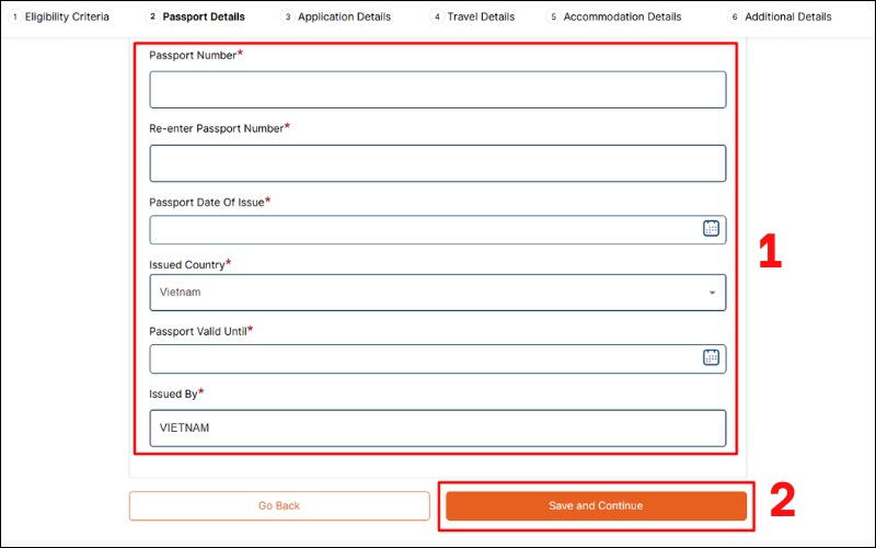 Thông tin hộ chiếu 