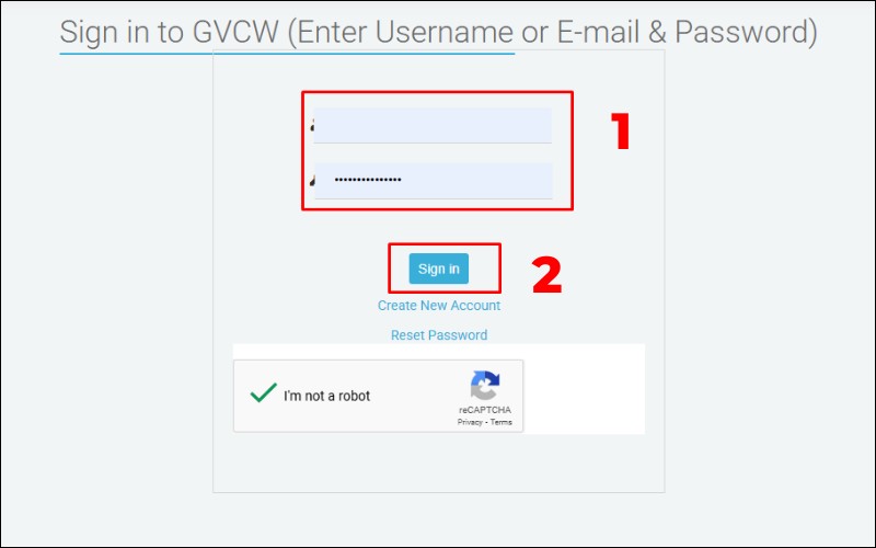 Đăng nhập tài khoản xin visa Hy Lạp