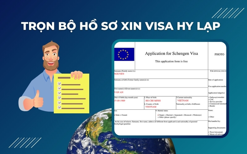 Hồ sơ xin visa Hy Lạp