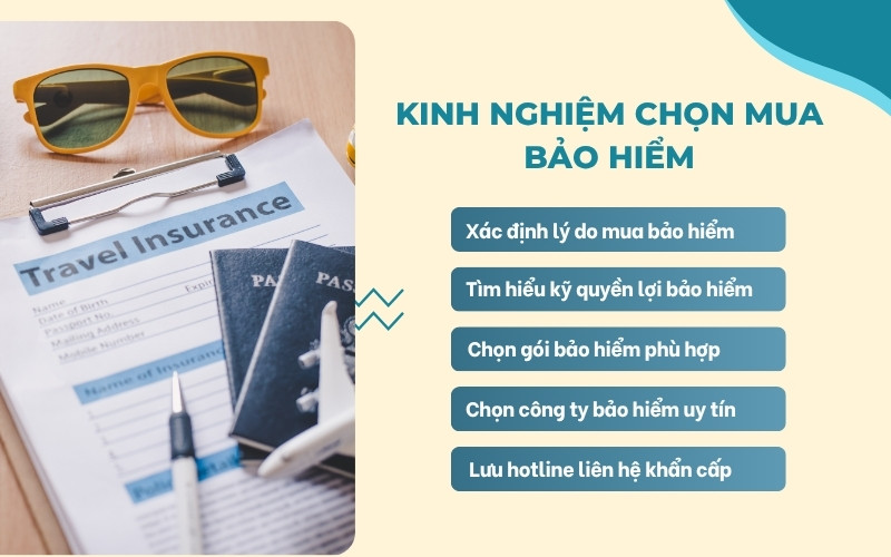 kinh nghiệm chọn mua bảo hiểm du lịch
