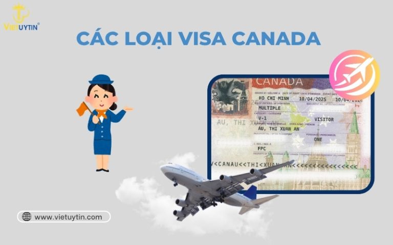 Các loại visa Canada