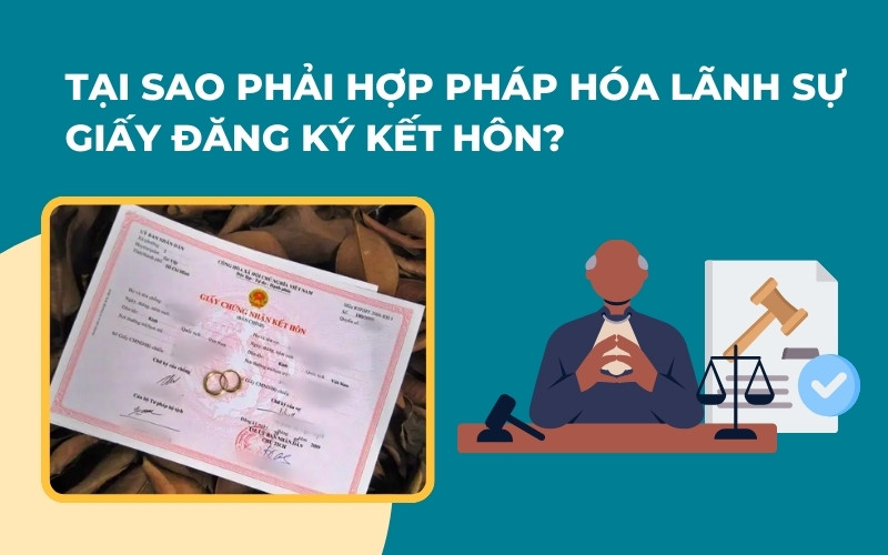 Tại sao phải hợp pháp hóa lãnh sự giấy đăng ký kết hôn