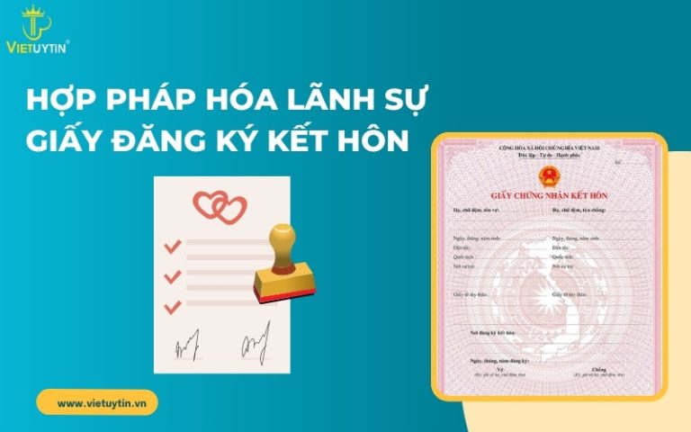 Hợp pháp hóa giấy đăng ký kết hôn