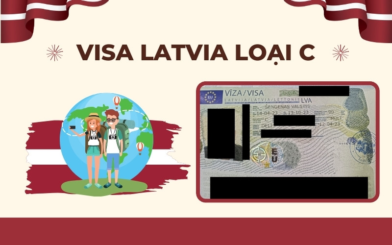 Visa Latvia loại C