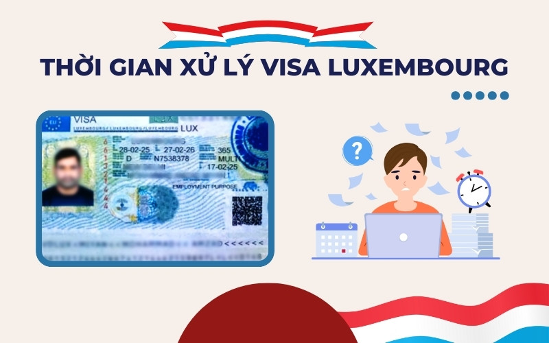 Thời gian xử lý visa Luxembourg