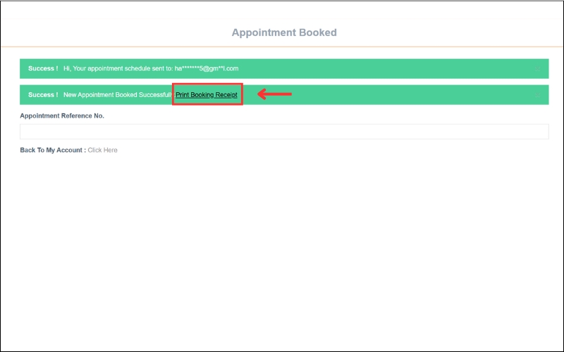 In tờ khai visa Slovakia