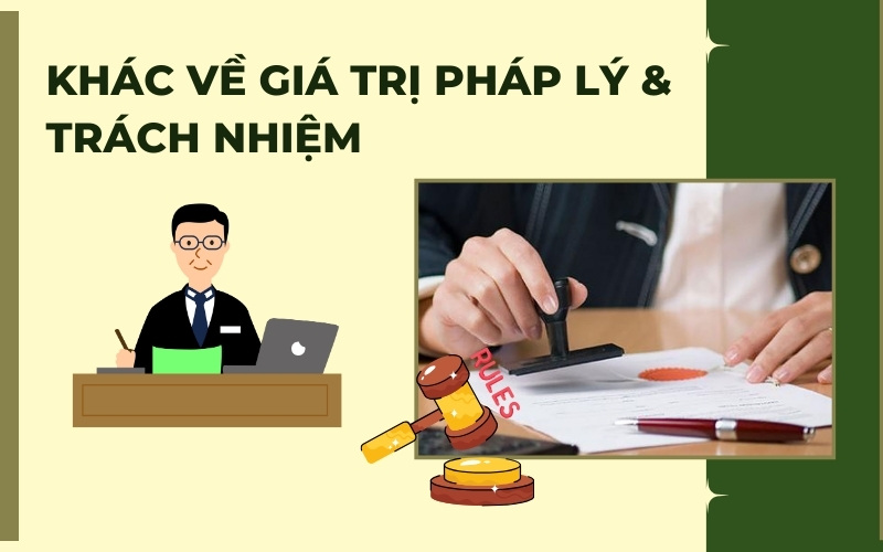 Giá trị pháp lý và trách nhiệm