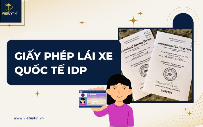 Giấy phép lái xe quốc tế IDP