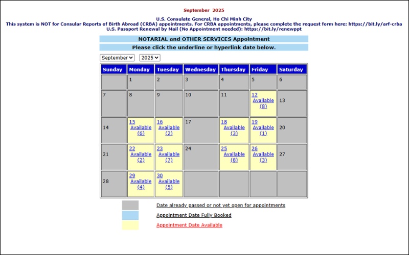 Chọn thời gian hợp pháp hóa lãnh sự Mỹ