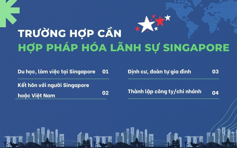 Trường hợp hợp pháp hóa lãnh sự Singapore