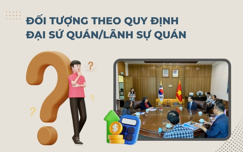 Đối tượng được miễn chứng minh tài chính theo quy định của cơ quan lãnh sự