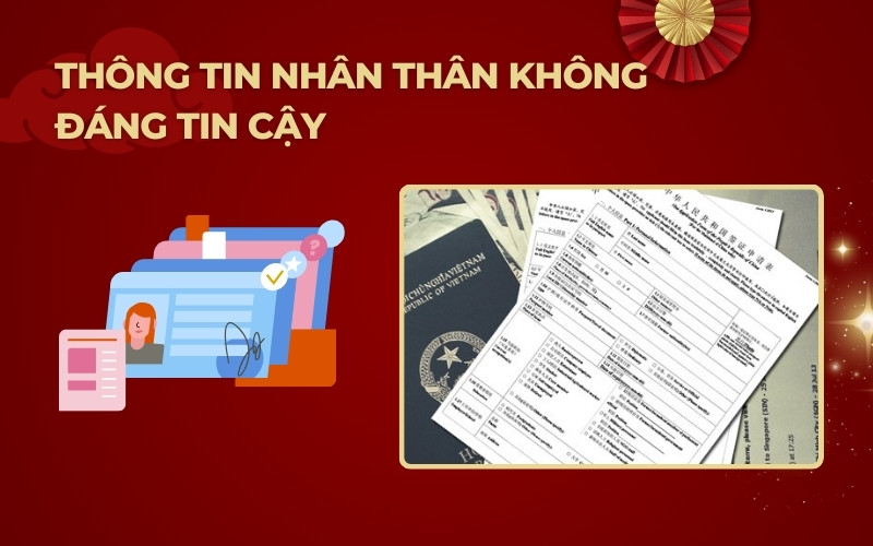 Thông tin nhân thân không đáng tin cậy