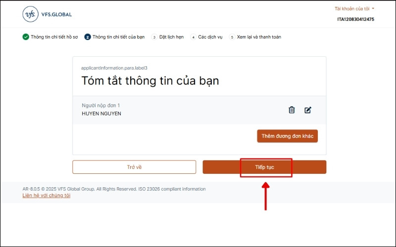 Đặt lịch hẹn visa công tác Ý