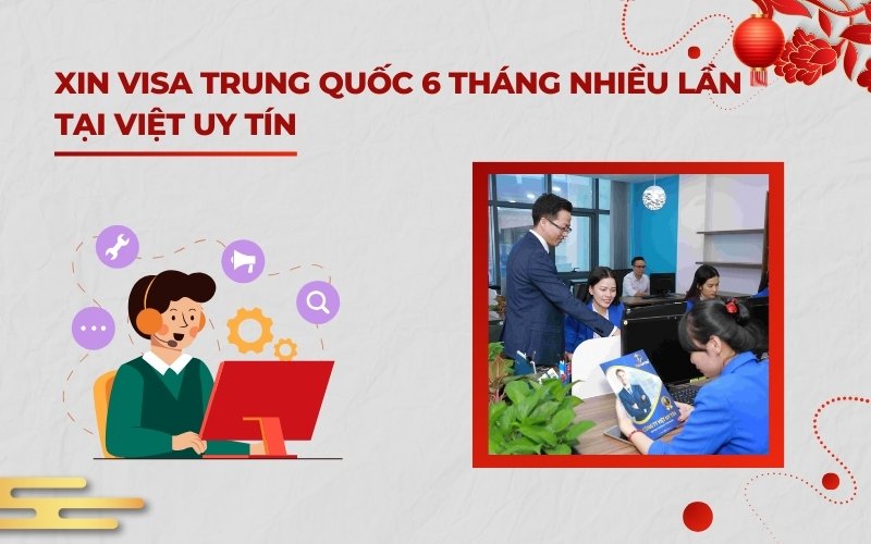 Dịch vụ xin visa Trung Quốc 6 tháng nhiều lần