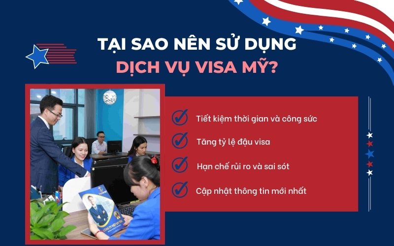 Tại sao nên sử dụng dịch vụ visa Mỹ