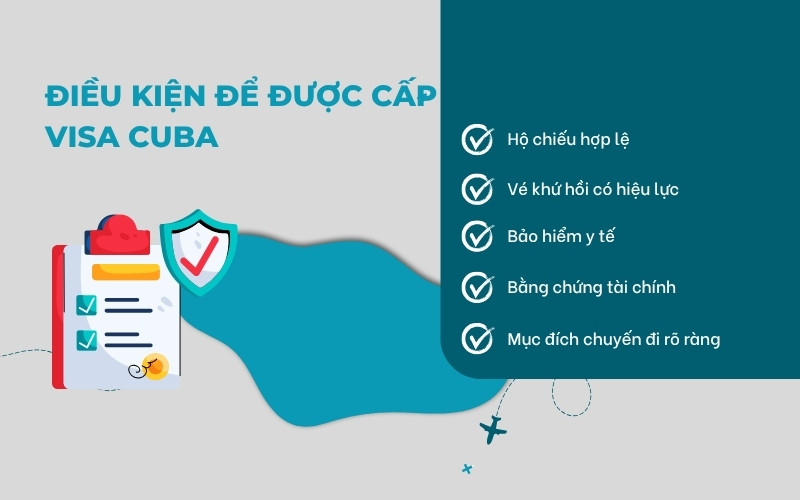 Điều kiện cấp visa Cuba