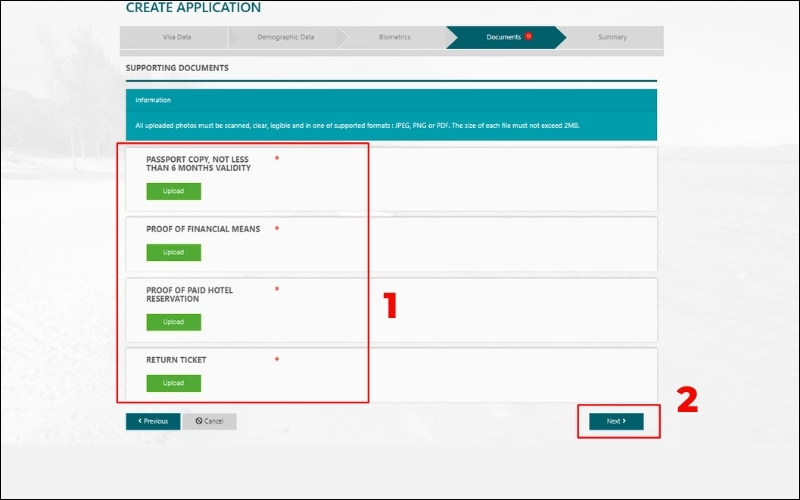 Tải tài liệu xin visa mozambique