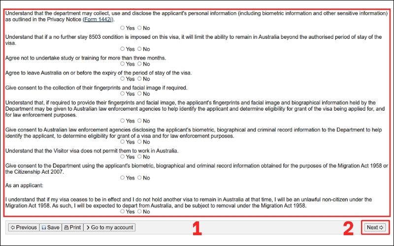 Nhập các thông tin phù hợp
