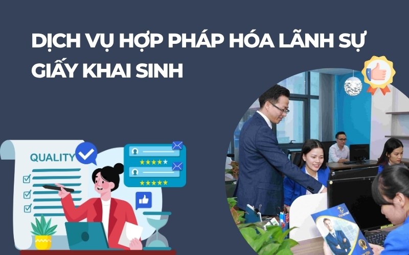 Dịch vụ hợp pháp hóa lãnh sự giấy khai sinh