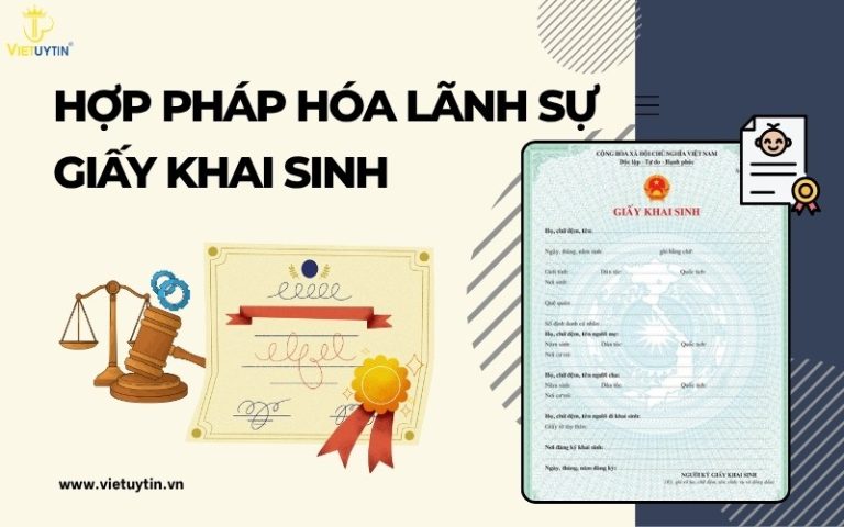 Hợp pháp hóa lãnh sự giấy khai sinh