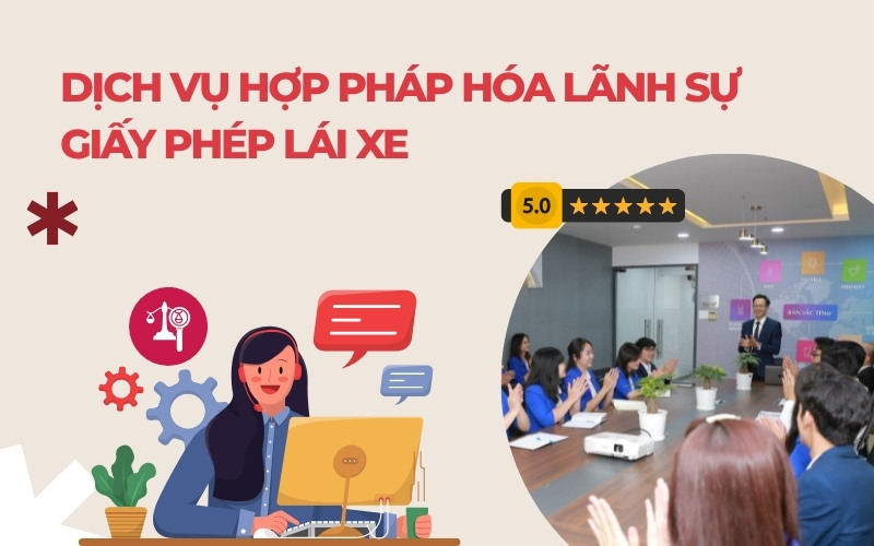 Dịch vụ hợp pháp hóa lãnh sự giấy phép lái xe
