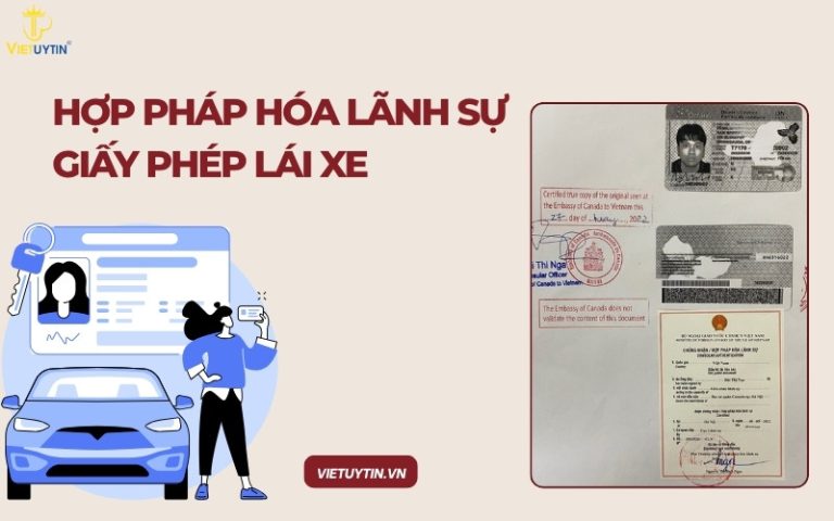 Hợp pháp hóa lãnh sự giấy phép lái xe