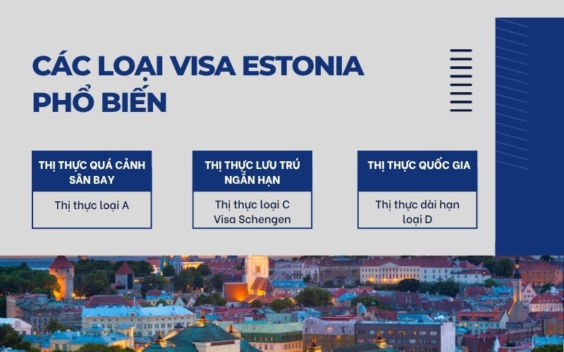 Các loại visa Estonia