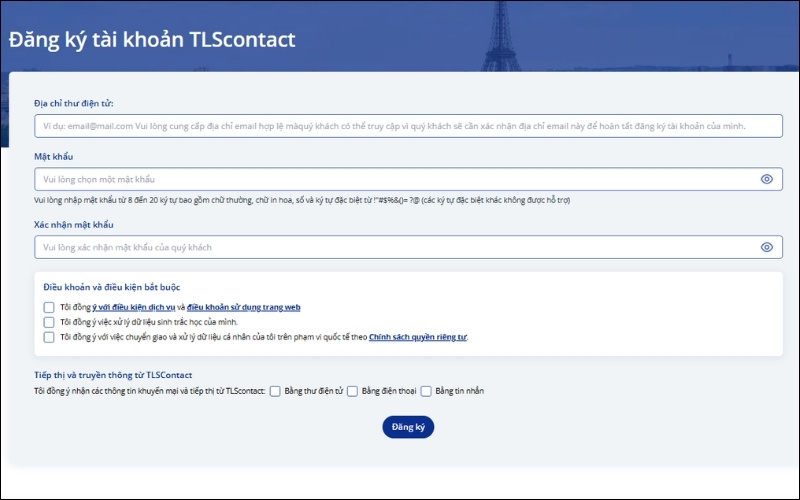 Đăng ký tài khoản